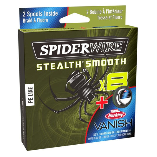 Ribiška vrvica SPIDERWIRE Stealth Smooth 8 Berkley Vanish Duo Spool