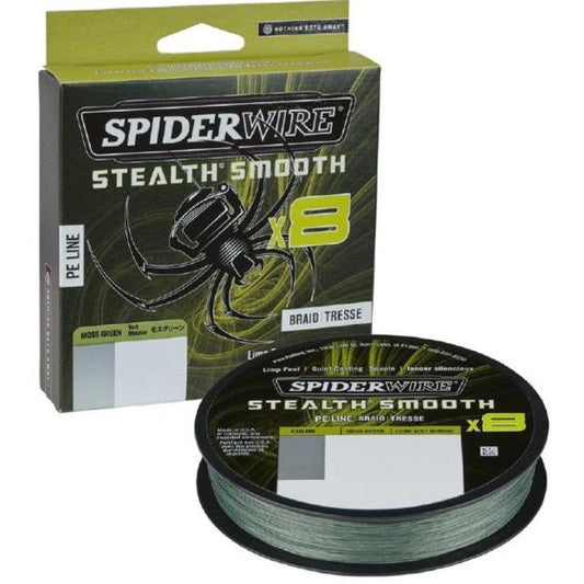 Ribiška vrvica Spiderwire Stealth Smooth x8 Moss Green